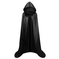 Helovino Grim Reaper & Vampyro satino apsiaustas kostiumas suaugusiems ir vaikams