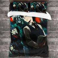 2014 Tokyo Ghoul Bedding Set Single Twin Full Queen King Size Bed Set Teenager Bedroom Duvetcover Sets 3D Print Anime Menwomen 70x133cm 2pcs