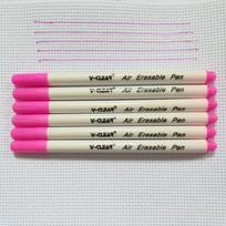 VCLEAR 6 pcs Fabric Marker Air Erasable Pen With Vanishing Ink Pen Fabric Marking Pen For Clothing DIY Needlework Sewing Tools