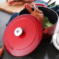 Zwilling apvalus ketaus puodas
