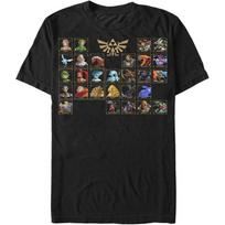 Fifth Sun Men's Nintendo Legend of Zelda Ocarina Periodic Table T-Shirt S juoda