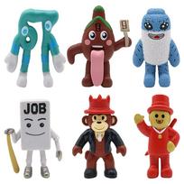 9cm New Steal a Brainrot Game No.9 House Figure 6Pcs/Set Decoration Collection Birthday Gifts Toys for Kids Halloween Christmas