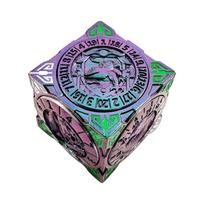 New  Dice, 7-in-1 Metal Dice Set With 3D Relief For Gifts, Roleplaying Game Dice, Tabletop RPG Accessories One Size