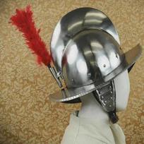 Ispaniškas Morion Šalmas 18GA Plieno Viduramžių Konkistadoro Šalmas LARP Cosplay Teatro Šarvai Tėvo Diena Dovana Helovinas
