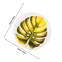 1Set Lovely Leaf Design Anti-Slip Bathtub Stickers Strong Adhesion Non-Skid Surface for Bathtubs Showers Swimming Pools Stairs mėlyna