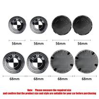 4 vnt. 56 mm 68 mm BMW emblema BMW ratlankių gaubteliams BMW 3 serijai 5 serijai E60 E90 F10 F30 E46 E39 X5 E53 E70 E38 Z4