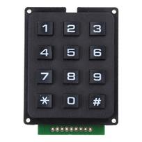 3x4 Matrixes Array 12 Button Keypad Keyboard Module 12 Key MCU Membranes Button Keypad Electric DIY Kit 1