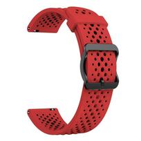 SUUNTO RACE S 22mm silikoninis išmaniojo laikrodžio dirželis SUUNTO 9 Peak DLC/PRO VERTICAL OCEAN RUN RACE S sportiniam kvėpuojančiam riešo dirželiui 22mm Universal raudona