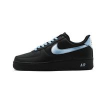 Nike Air Force 1 Black Warrior Vibe Abrasion Resistant Low top Skateboard Shoes Unisex Starlight Blue CW2288-001(Team830-) 38.5