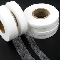 Double-sided Non-woven Interlining Adhesive Fabric Cloth Iron on Hem Tape Interlining Web DIY Sewing Craft 1cm Wide(60m)