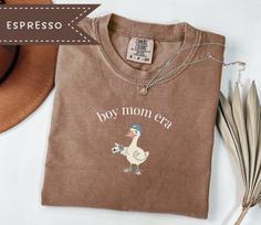 Comfort Colors® Boy Mom Era Silly Goose T-Shirt, Mother's Day Gift, Mom Appreciation Tee 2XL gray