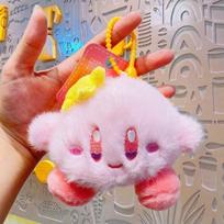 Star Kirby high quality plush pendant, keychain, backpack pendant. girlish heart Soft and cute exclusive, gift fgirlfriend 12cm