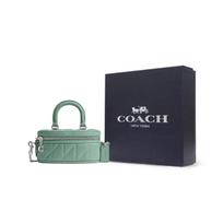 COACH Trail Avikailio ir Karvės Odos Rankinė Mini Moteriška Akvamarino Akmens Spalvos Basic Set (Bag + Dustproof Bag) akvamarinas