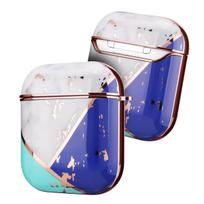 For AirPods Pro 2 AirPods 1/2 Case Luxury Plating Silicone Cover,Shockproof Full-Body Protective Wireless Charging Earphone Case For AirPods 1 2