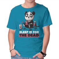 Unisex Crew Neck T-Shirt Sleep Is For The Dead Graphic Short Sleeve Casual Tee XXL
