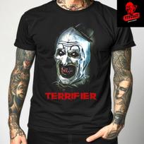 Men's and Women's T-shirts Terrifier  Art The Clown  Horror Movie Tee Unisex Heavy Cotton XL