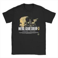 Men's and Women's T-shirts Metal Gear Solid 3 T Shirts for Men Cotton Funny T-Shirts O Neck Tees XXL