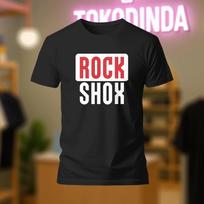 Men's and Women's T-shirts ROCK SHOX Moutain MTB Bike Bicycle logo T-Shirt S-5XL XXXL