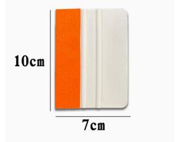 Plastic Squeegee Tool for Car Window Film Installation Flexible Edge Scraper for Vinyl Decals and Wrapping Applications with Soft Felt Edge One Size
