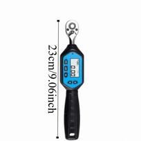 Digital Display Open-end Torque Wrench Replaceable Head Adjustable Torque Wrench  Automotive Repair mėlyna