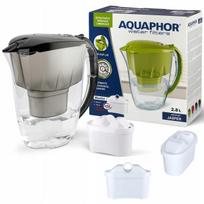 Dzbanek Filtrujący Aquaphor Jasper 2,8 L + 3 Wkłady, Czarny
