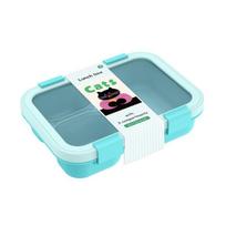 Cute Cartoon Bento Lunch Box With 3 Compartments Leak Proof Lids Perfect For Kids School Work Travel Picnic
