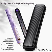 Portable Hair Straightener Storage Bag Curling Iron Storage Container Hair Straightener Protective Travel Carrying Case