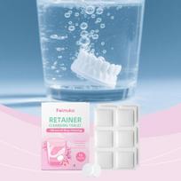 Denture Cleaning Tablets Remove Odor Bacteria Discoloration Stain Plaque Fresh Breath  False Tooth Cleanser Oral Care