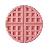 Colorful Heat Resistant Table Mat Pot Pad Nonslip Silicone Surfaces Protector For Dining And Kitchen Use rožinė
