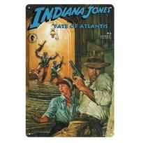 Indiana Jones Temple Of Doom Movie Metal Poster Tin Sign xcm Plate 20x30cm（7.8x11.8inch）