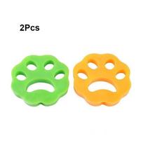 Pet hair brush,Pet hair remover,Washing machine,dog hair catcher - 2pcs-orange green