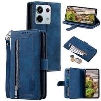 Compatible For Xiaomi Redmi Note 13 Pro 5G / Poco X6 5G Case 9 Card Slots PU Leather Phone Cover juoda