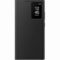 Smart View Wallet Case for Galaxy S23 Ultra and S24 Ultra, Protective Cover in Black