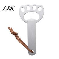 Bottle Opener Cat Paw Opener, Acacia Wood Beer Cap Remover, Cute Unique Vertical Stand with Lanyard, Home Bar Kitchen Gift High Strength A