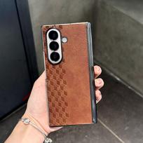 case for Samsung Z FOLD 7 6 5 Diamond grid pattern central axis protective cover full coverage Shock Proof Anti-Fingerprint Galaxy Z Fold7 ruda