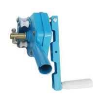 Greenhouse Manual Film Roll Up Hand Crank Greenhouse Ventilation Tools Plastic Tunnel Film Shade Net Rolling Up Device mėlyna