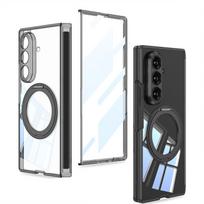 case for Samsung Z FOLD 7 magnetic protective case 360 degree hinge rotating bracket wireless charging tough shell Shock Proof Galaxy Z Fold7