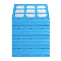 12 PCS Fountain Accessories Pet Water Fountain Filter Replacement Water Filter Cartridges Compatible with Cat Dog Mate Fountains mėlyna