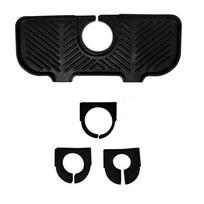 Silicone Mat Soap Box Drain Pad Tray Sponge Holder Punch-free Drainage Rack Cleaning Brush Storage Organizer Faucet Accessories