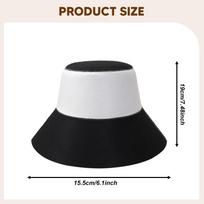 Sauna Felt Cap Bath Hat Sauna Hat Diameter 15.5cm Durable Good Water Absorption Hand Wash Recommended Portable for Men Women