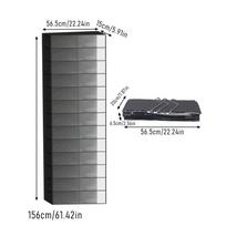 Over The Door Shoe Rack 26 Pockets Hangable Holder Hangable Clear Foldable Shoe Holder Door For Footwear Boot Sneaker High Heel juoda