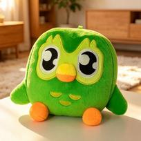 12CM Lovely Green Duo Plushie of Duo The Owl Cartoon Anime Plush Pendant Soft Stuffed Animal Dolls Children Birthday Gift about 12cm yellow
