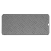 Silicone Draining Mat Multiple Optional Color Anti-scratch Mat Surface Water Drying Pad Rollable Hollow Raised Drainage