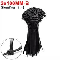 100PCS Screw Hole Nylon Cable Ties Multipurpose Duty Adjustable Self-locking Cord Ties Organizer Straps Fastening Loop (as the picture,100PCS)