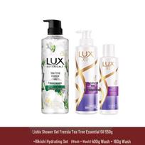 Lux Freesia & Tea Tree Oil Shower Gel Set