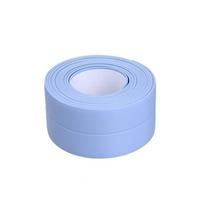 Mildew-proof Caulk Tape Self Adhesive Shower Tile Sealer Professional Sealing Tape  Kitchen 3.2m x 3.8cm mėlyna