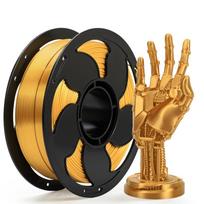 Silk PLA Filament 1.75mm PLA PETG 3D Printer Filament 1kg (2.2lbs) Plastic Spool Roll Highly Compatible PLA PETG Silk Filament