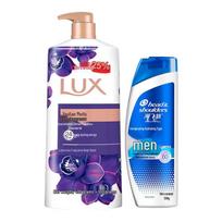 Lux Shower Gel & Head & Shoulders Shampoo Bundle