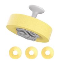 Kitchen Silicone Scrubbing Brush Odorless Dish Scrubber Set with Detachable Sponges for Home Cooks and Clean Enthusiasts pilka