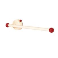 Suction Cup Kitchen Storage Rack with Sliding Hooks and Small Ball Design for Hanging Towels and Utensils One Size smėlis